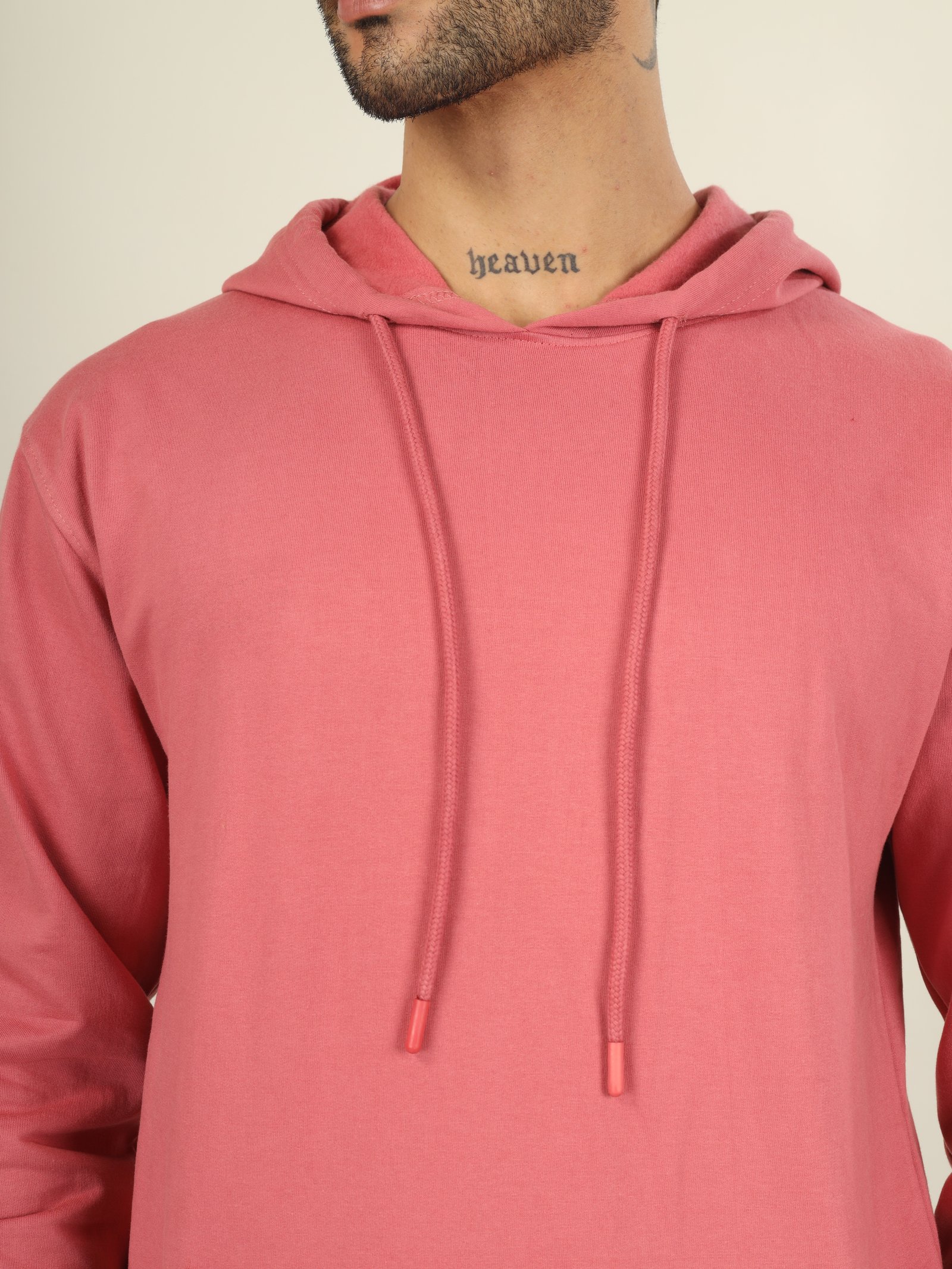 Hoodie Unisex Solid (Pink)