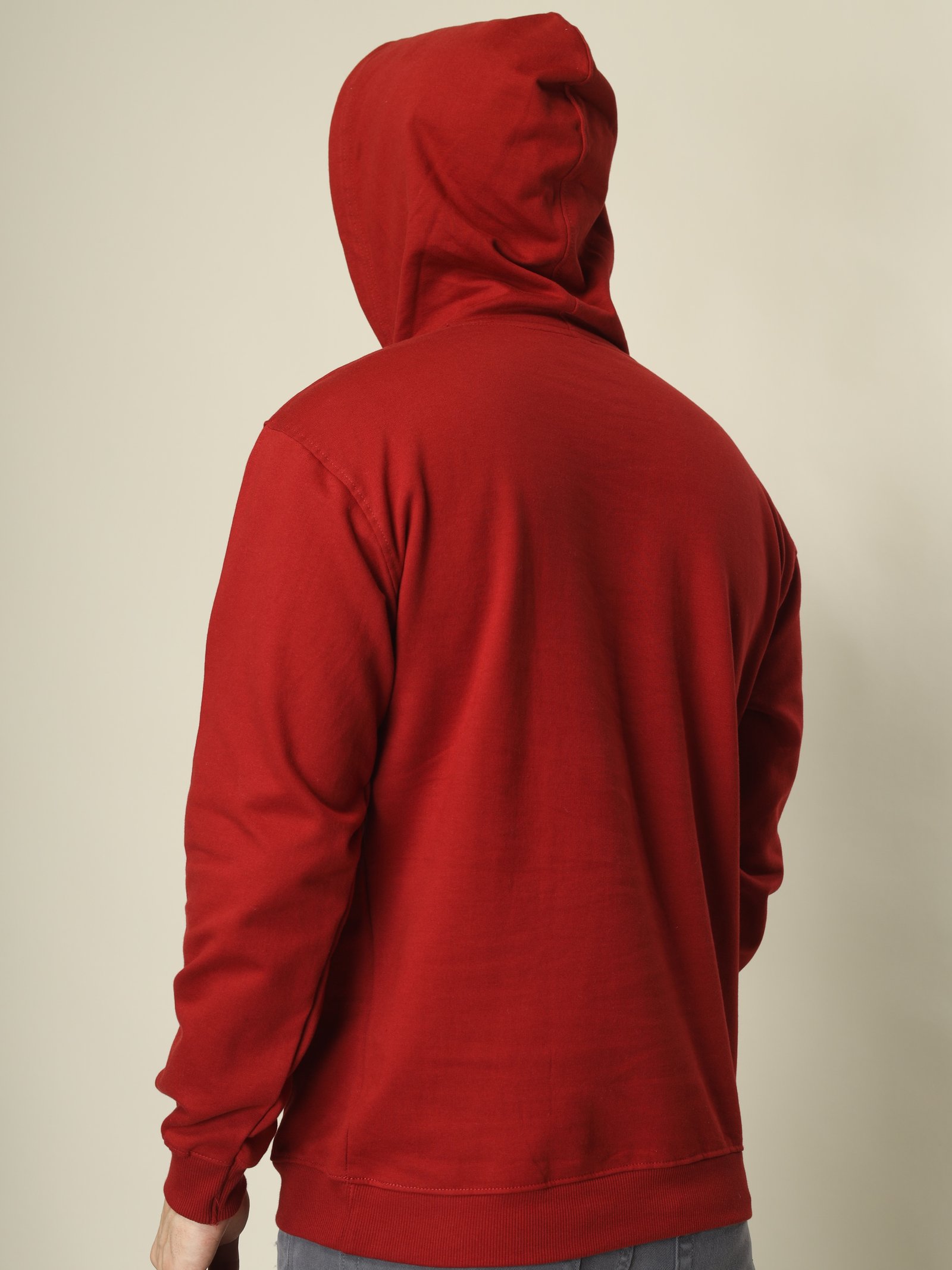 Hoodie Unisex Solid (Red)