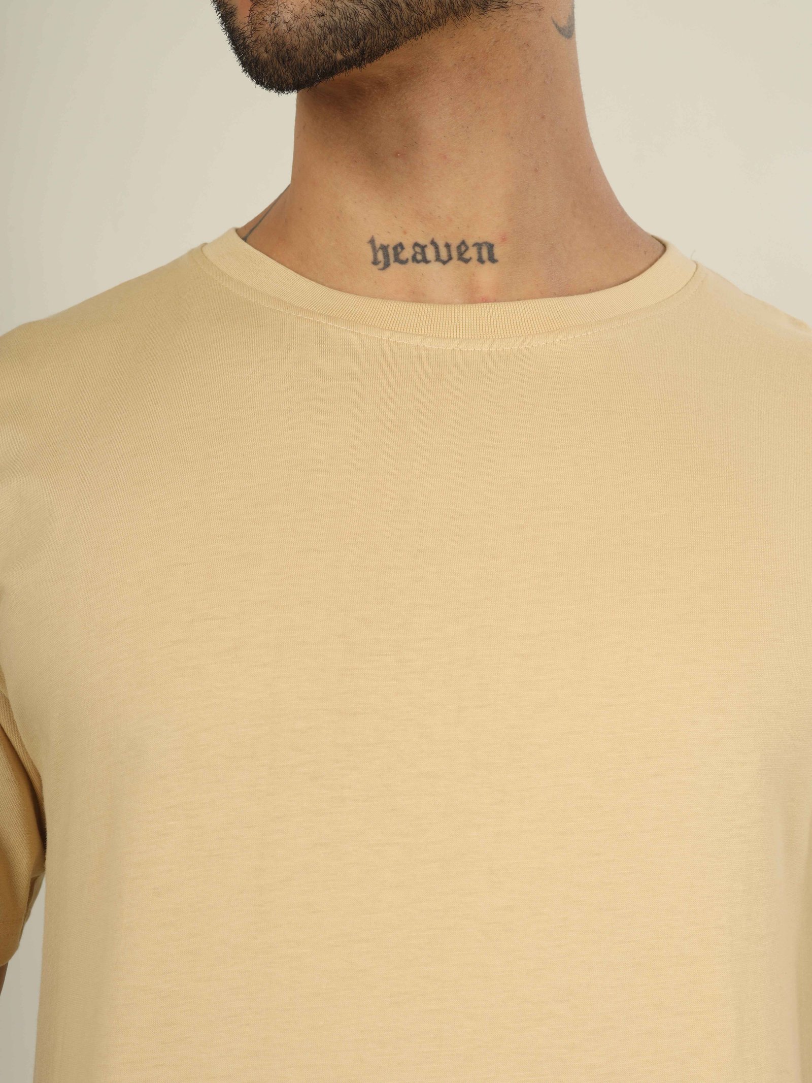 Regular Half Sleeve Plain T-Shirt (Sandal)