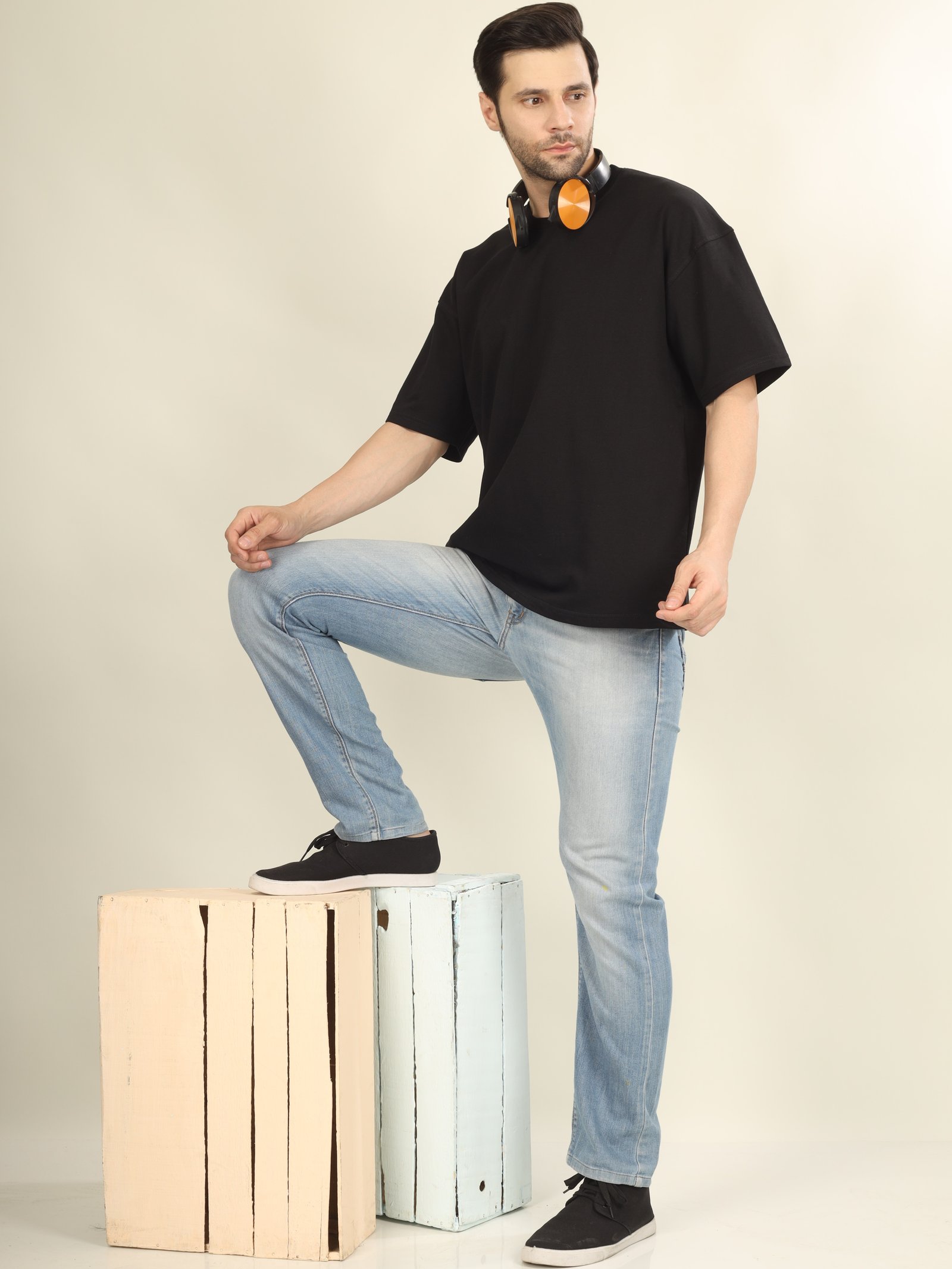 Oversize  T-Shirt Unisex(  Black )