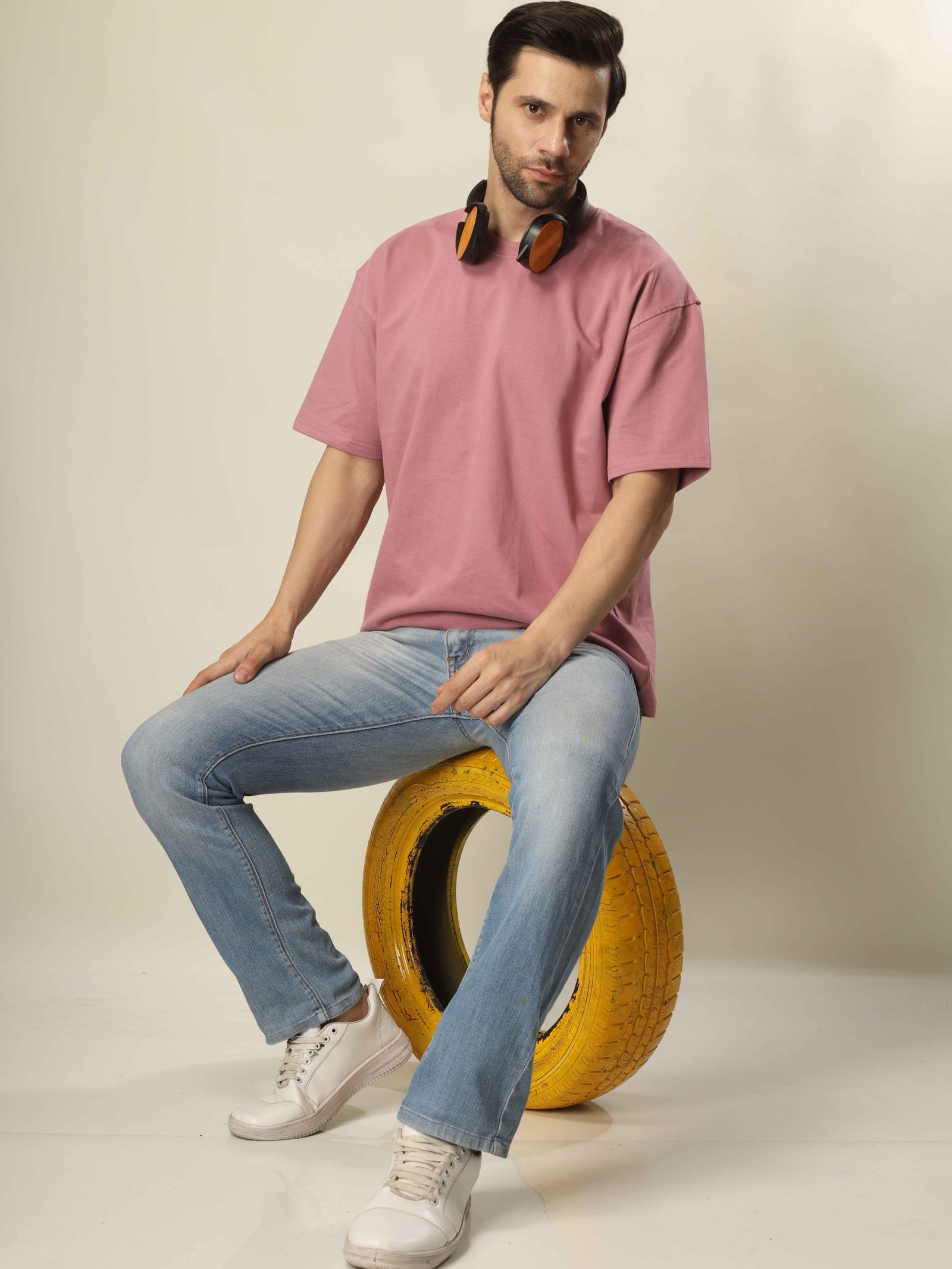 Oversize  T-Shirt Unisex (Onion Pink)