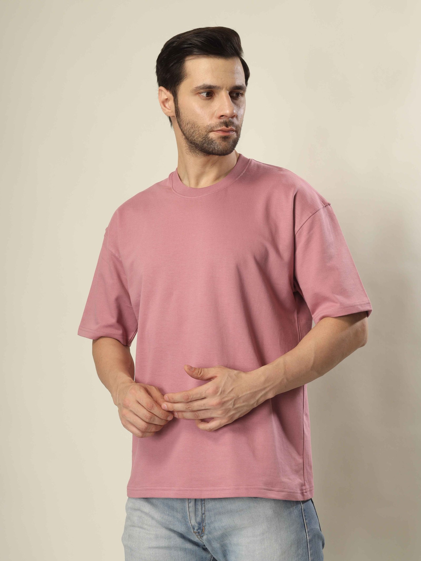 Oversize  T-Shirt Unisex (Onion Pink)