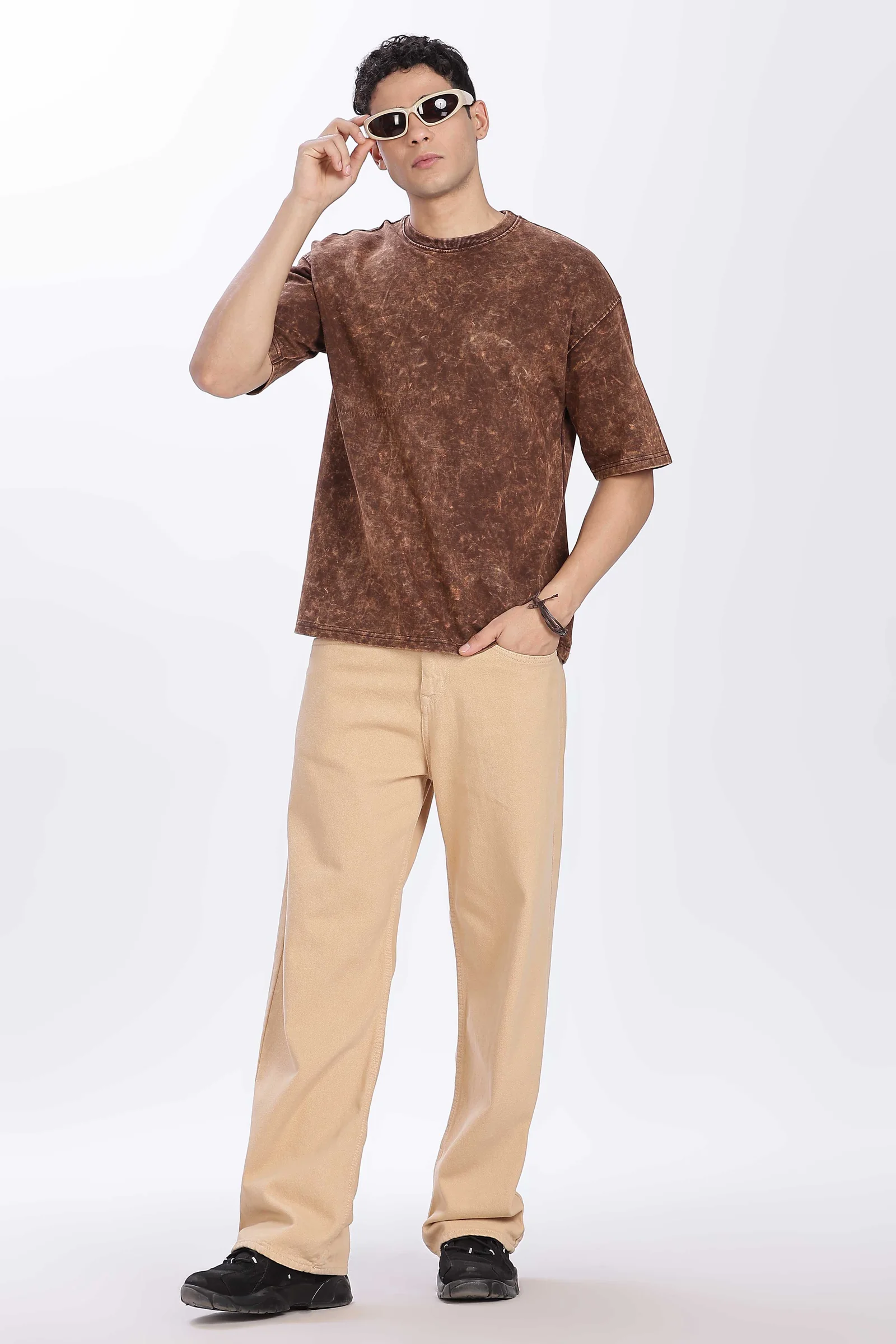 Acidwash Oversized Cotton  T-shirt