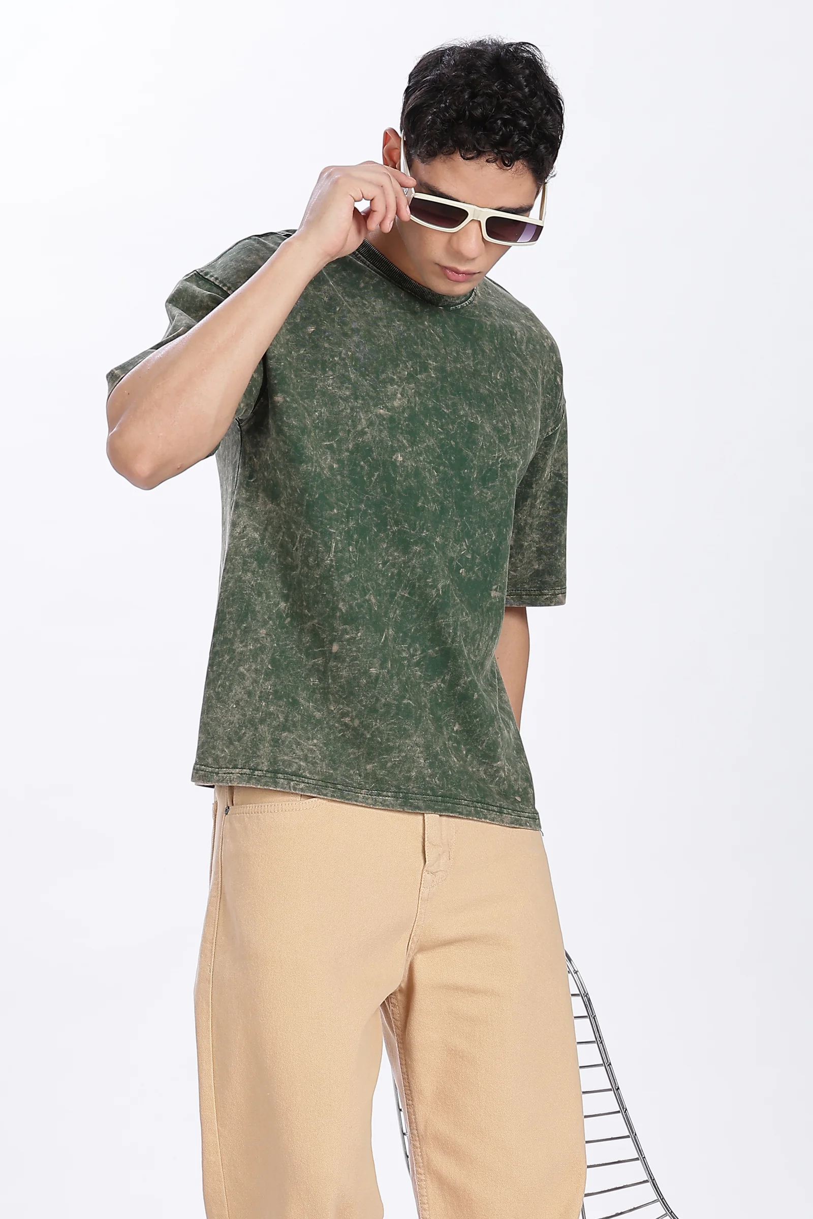 Acidwash Oversized Cotton  T-shirt