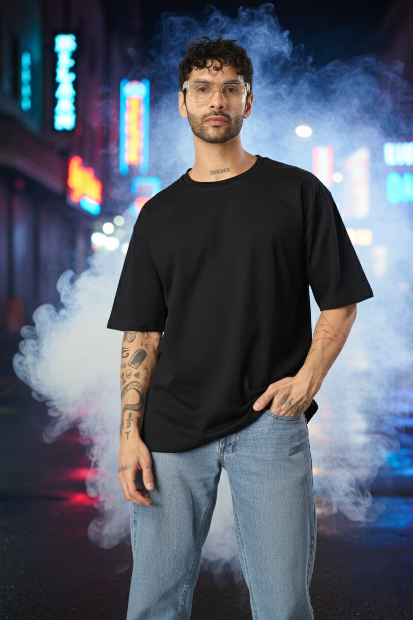 Oversize  T-Shirt Unisex(  Black )
