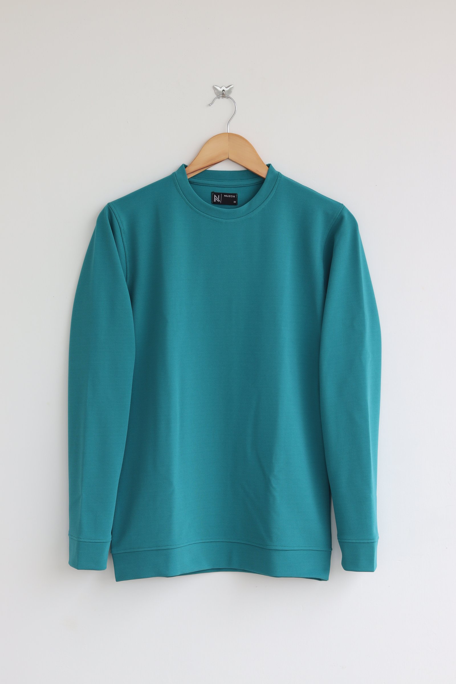 Plain Full Hand T-Shirt Lycra ( Dark Blue)