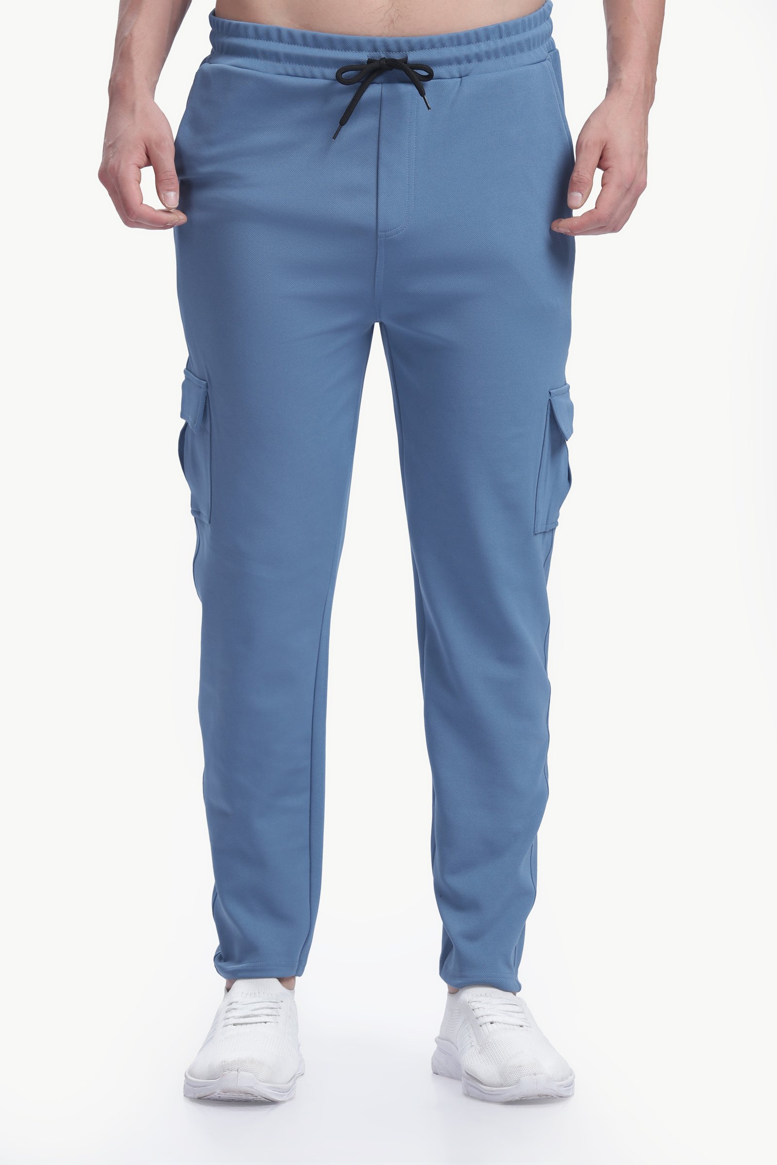 Lycra Cargo Pant Five Pocket (Olive Blue)