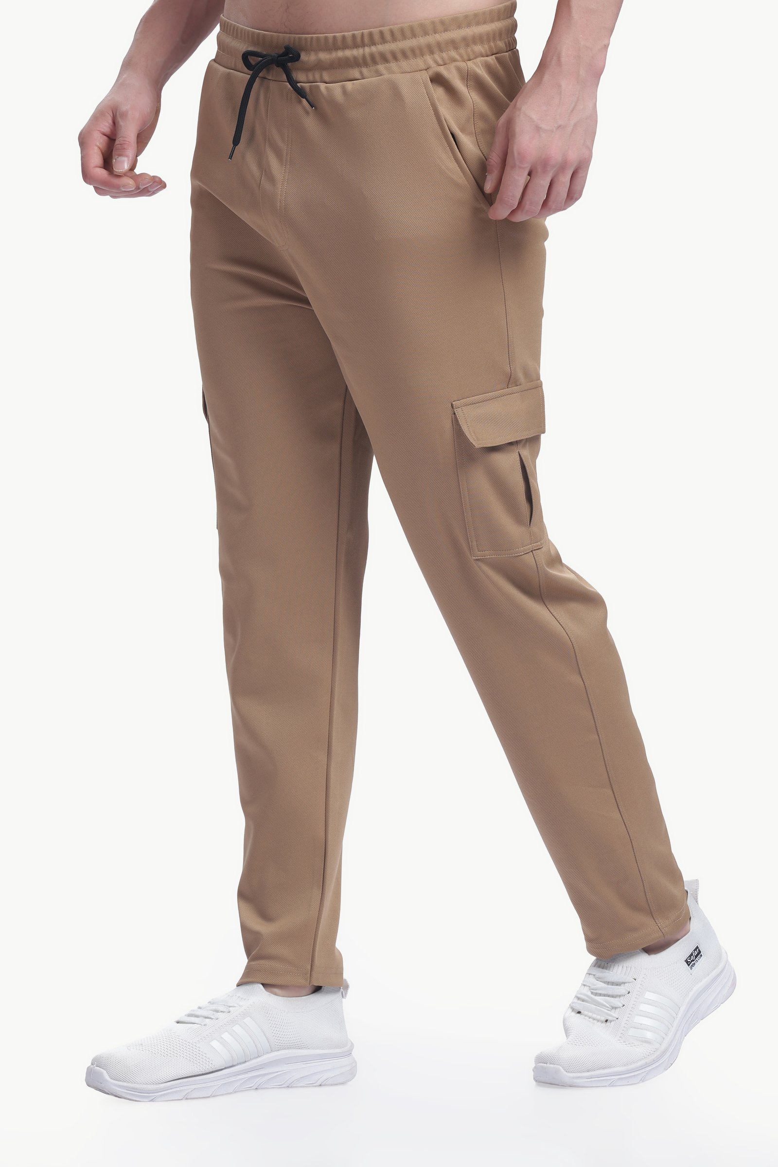 Lycra Cargo Pant Five Pocket (Brown)