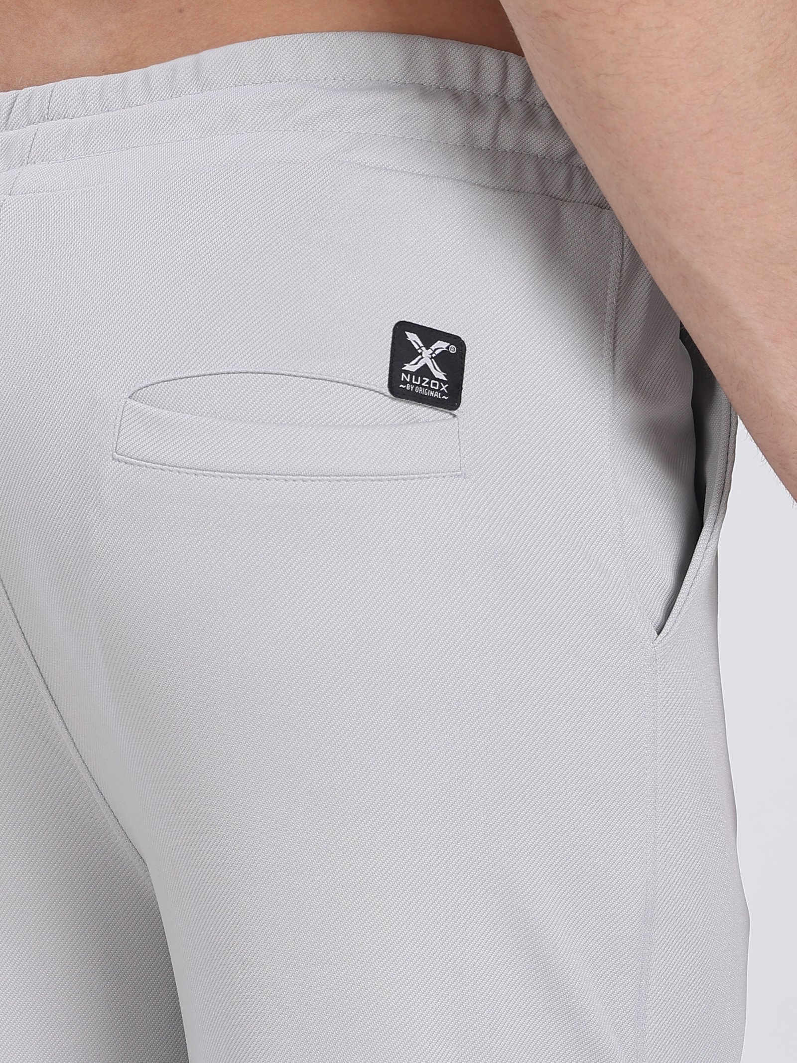 Lycra Cargo Pants Five Pocket With cuff (Grey)