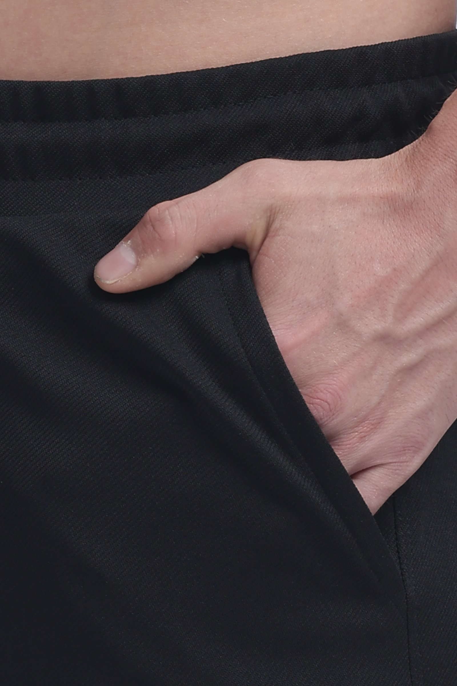 Lycra Cargo Pant Five Pocket (Black)