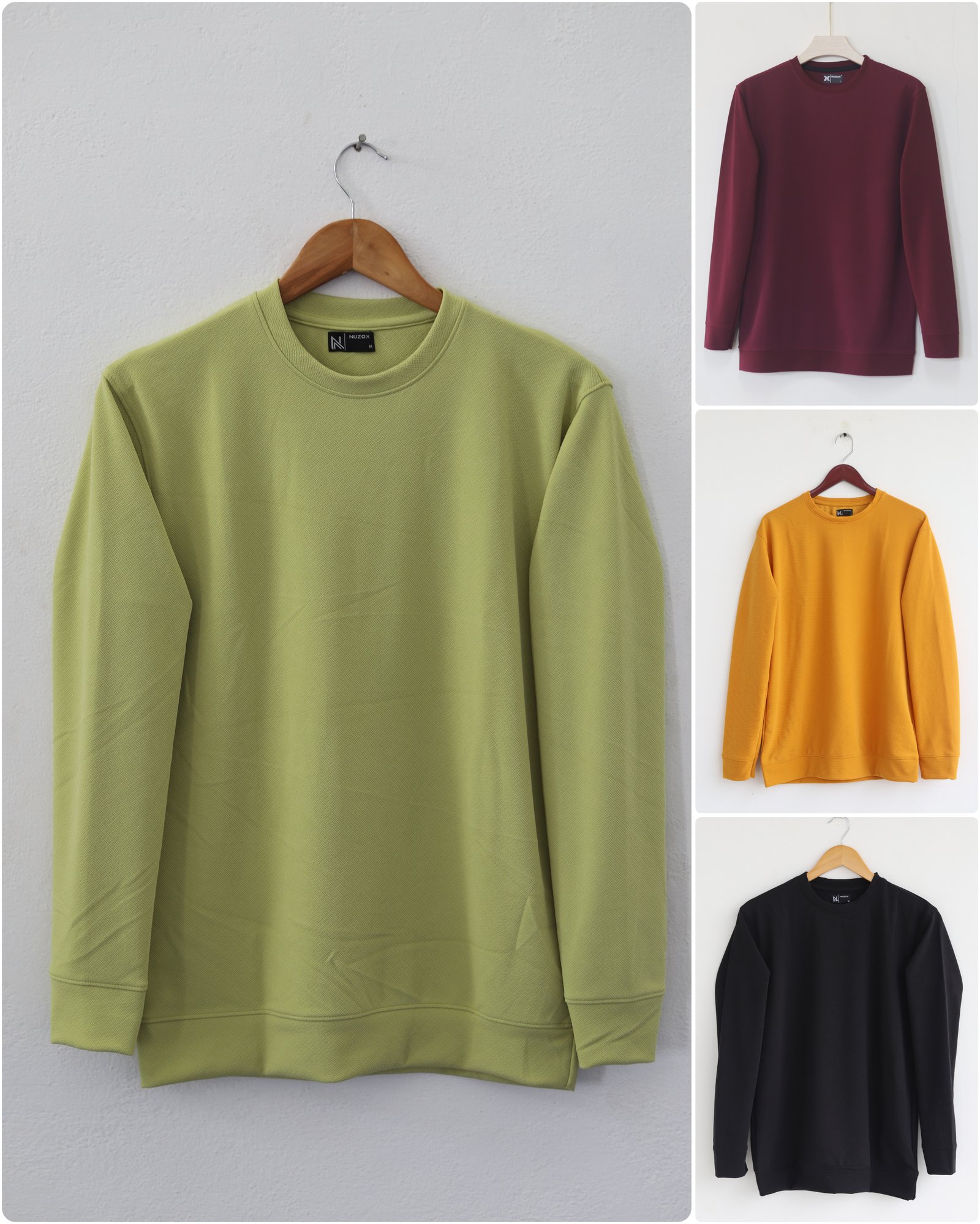 Plain Full Hand T-Shirt Lycra Combo (Lemon Green,Maroon,Yellow,Black)