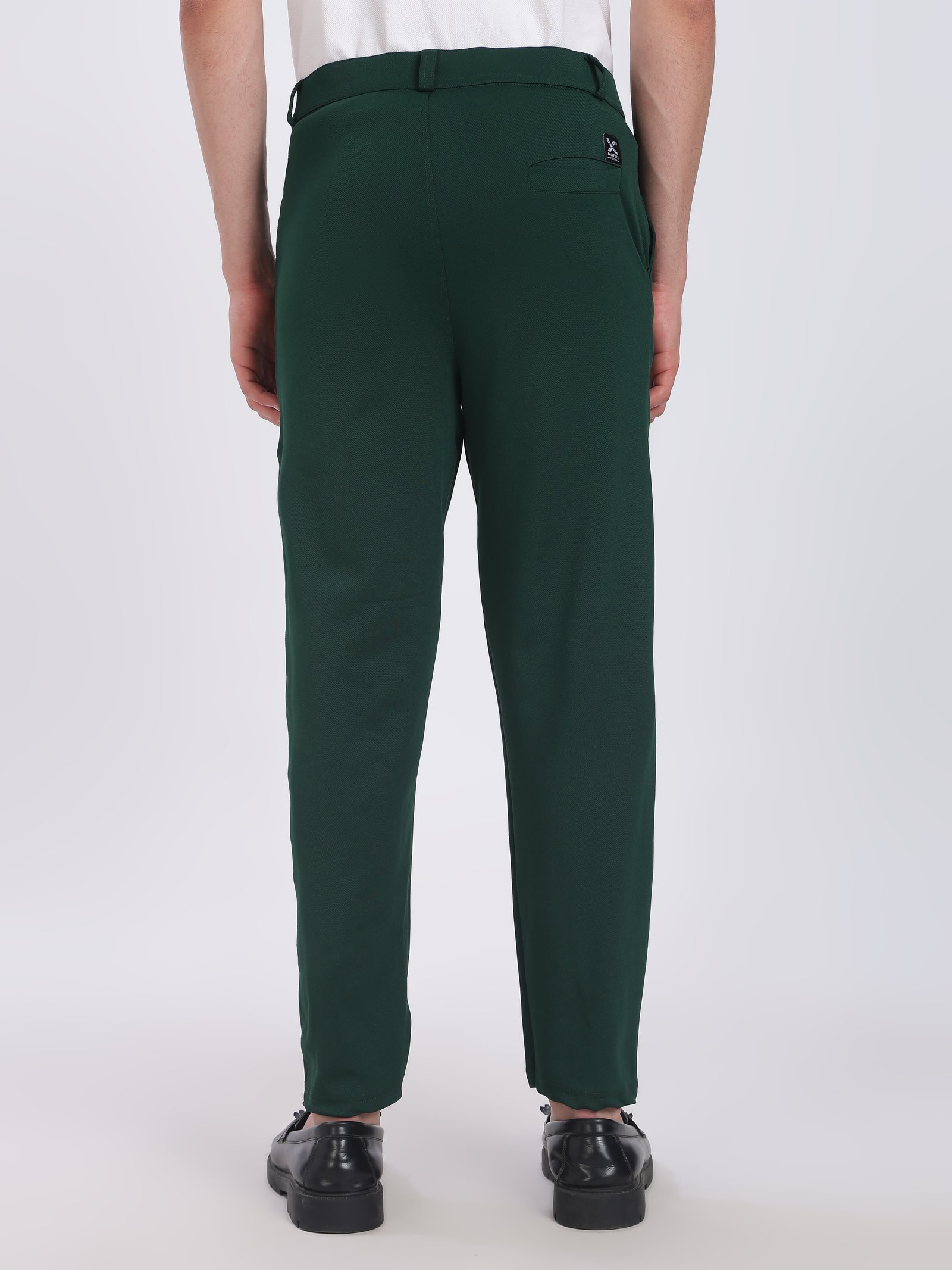 Lycra Formal Pant for Men(Bottel Green)