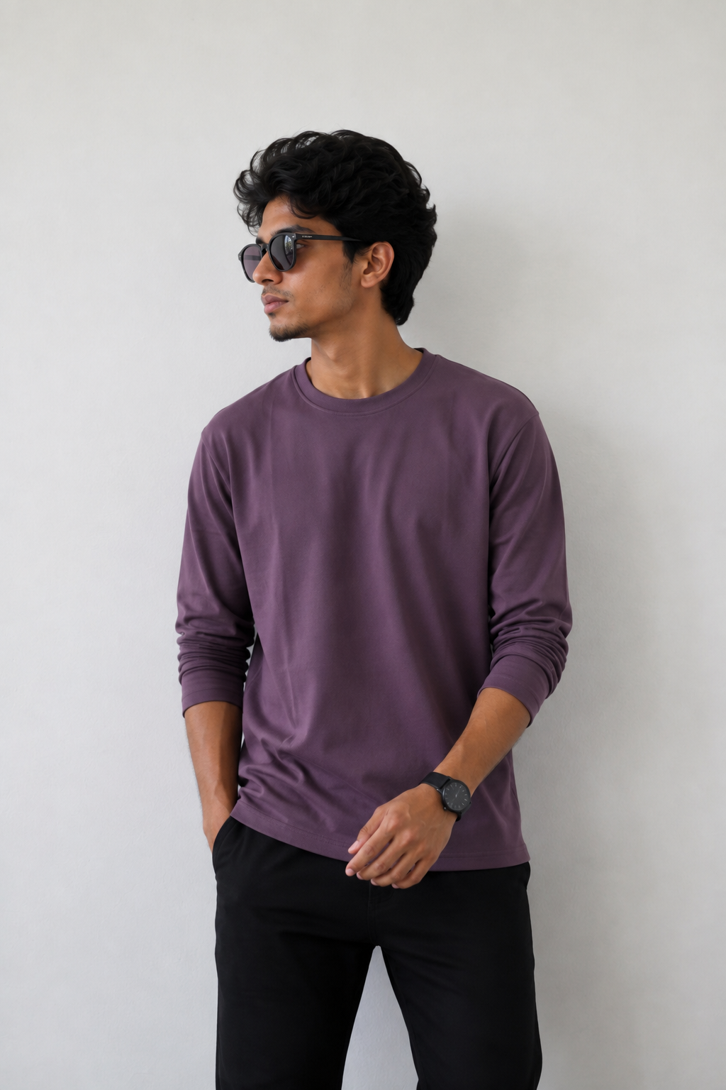 Plain Full Hand T-Shirt Lycra