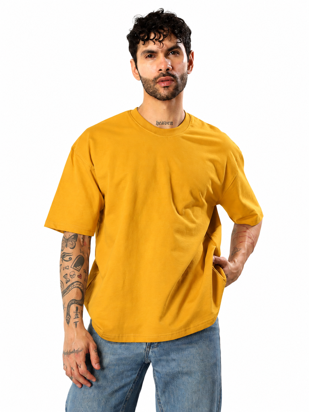 oversize t-shirt unisex (Mustard Yellow)