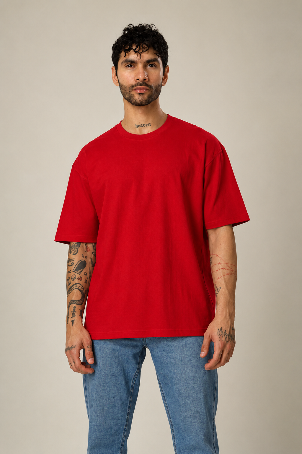 oversize t-shirt unisex (Red)