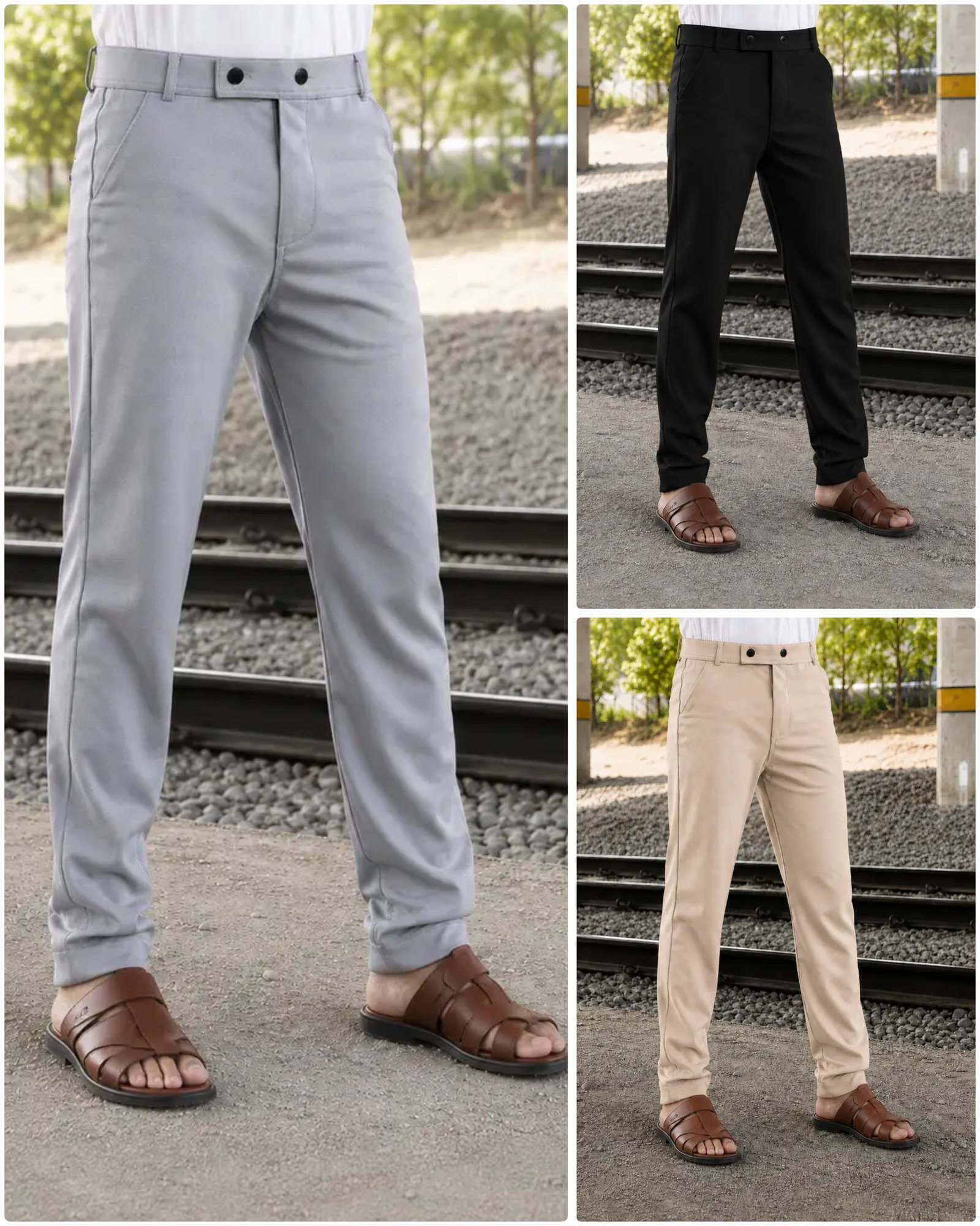 Black,Light Grey,Sandal
