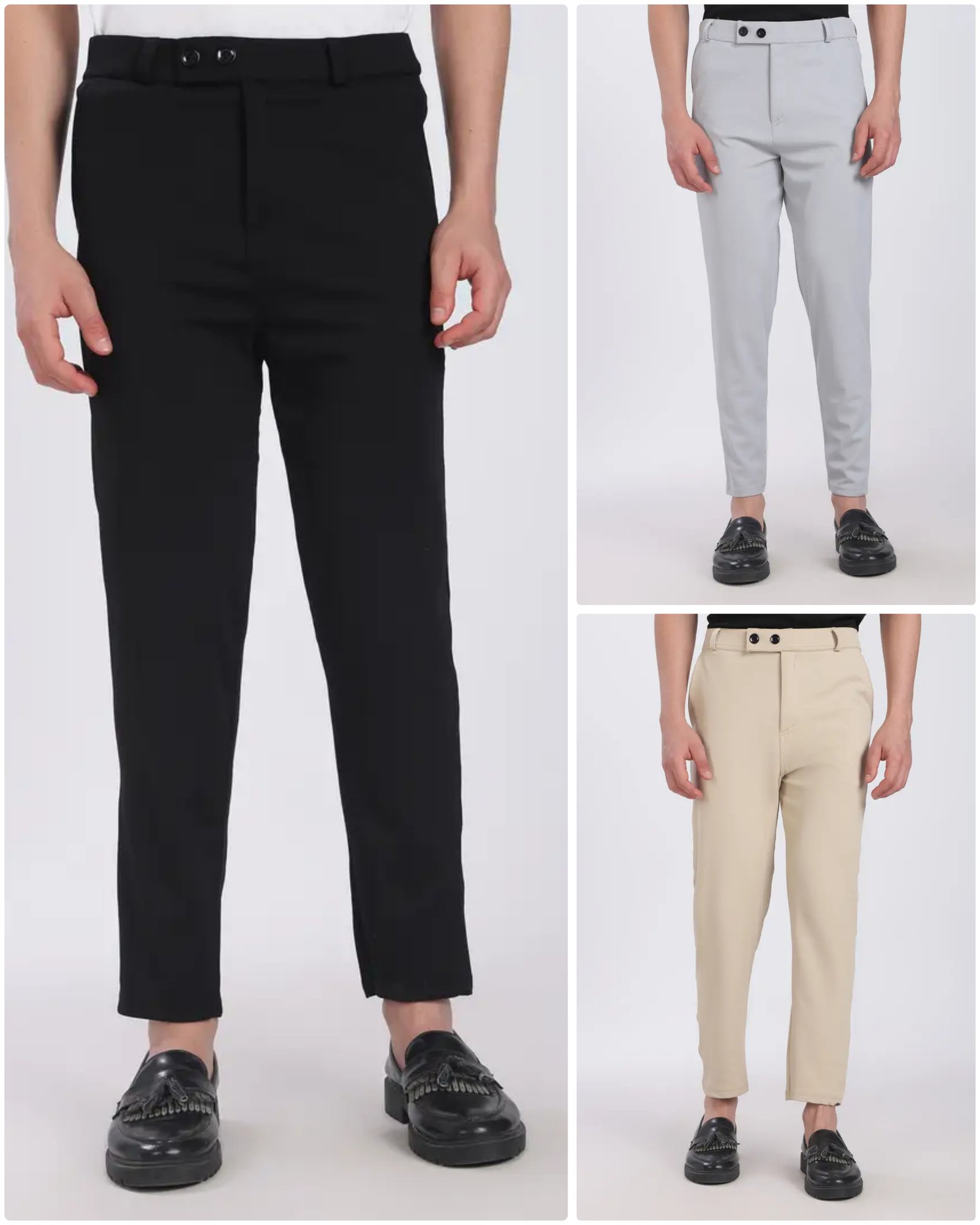 Combo 3 Premium Lycra Formal Phant