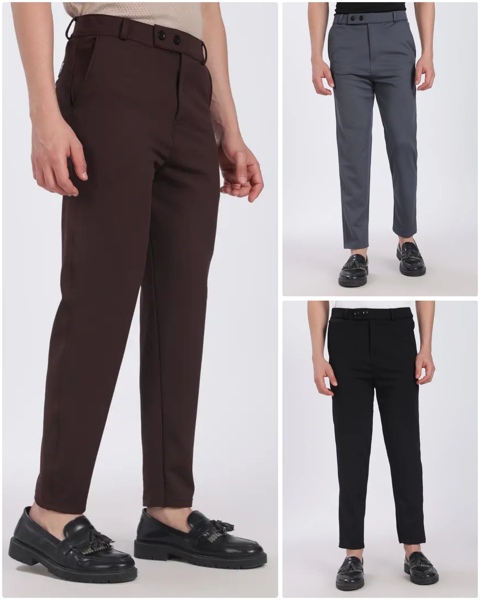 Combo 3 Premium Lycra Formal Phant