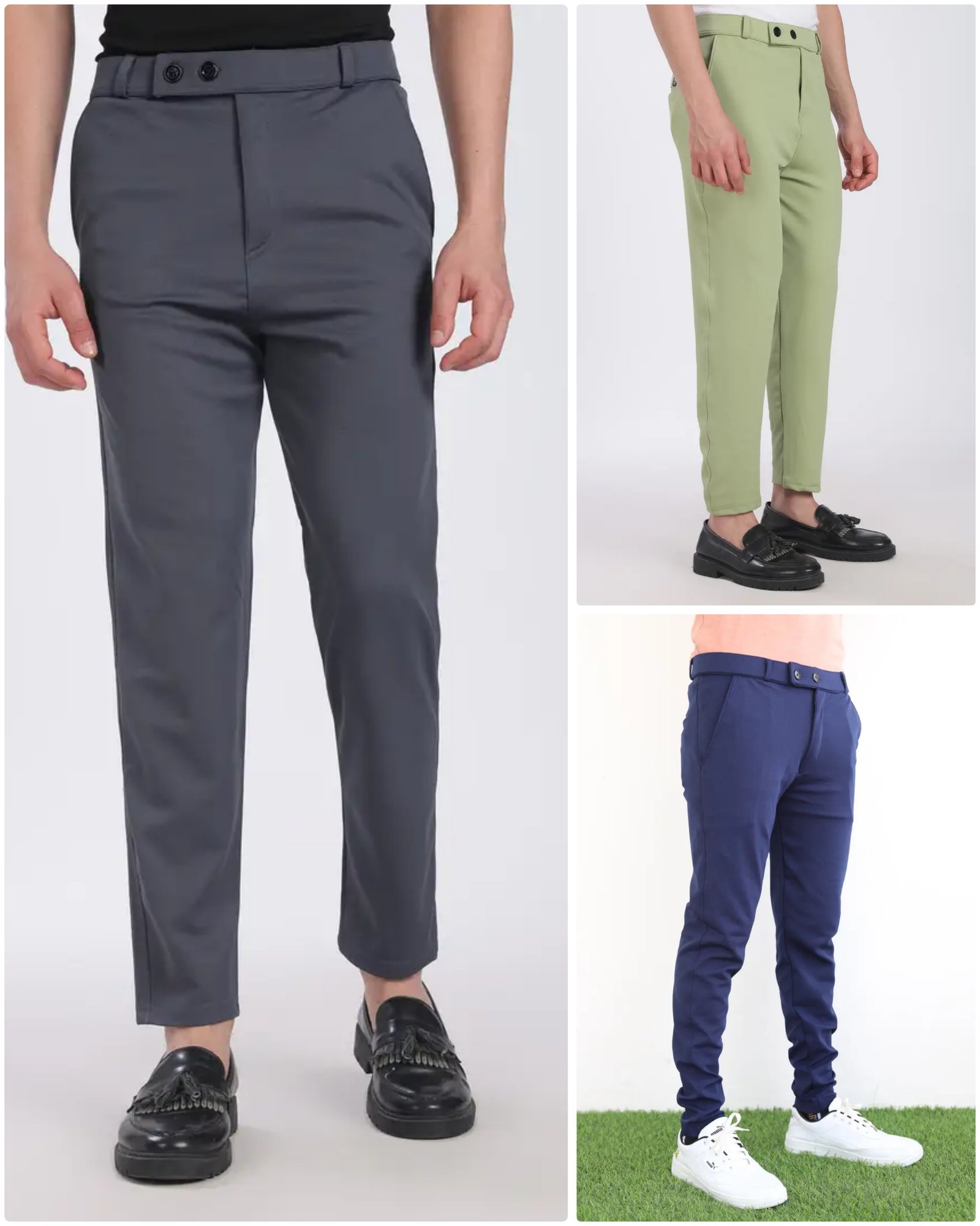 Combo 3 Premium Lycra Formal Phant