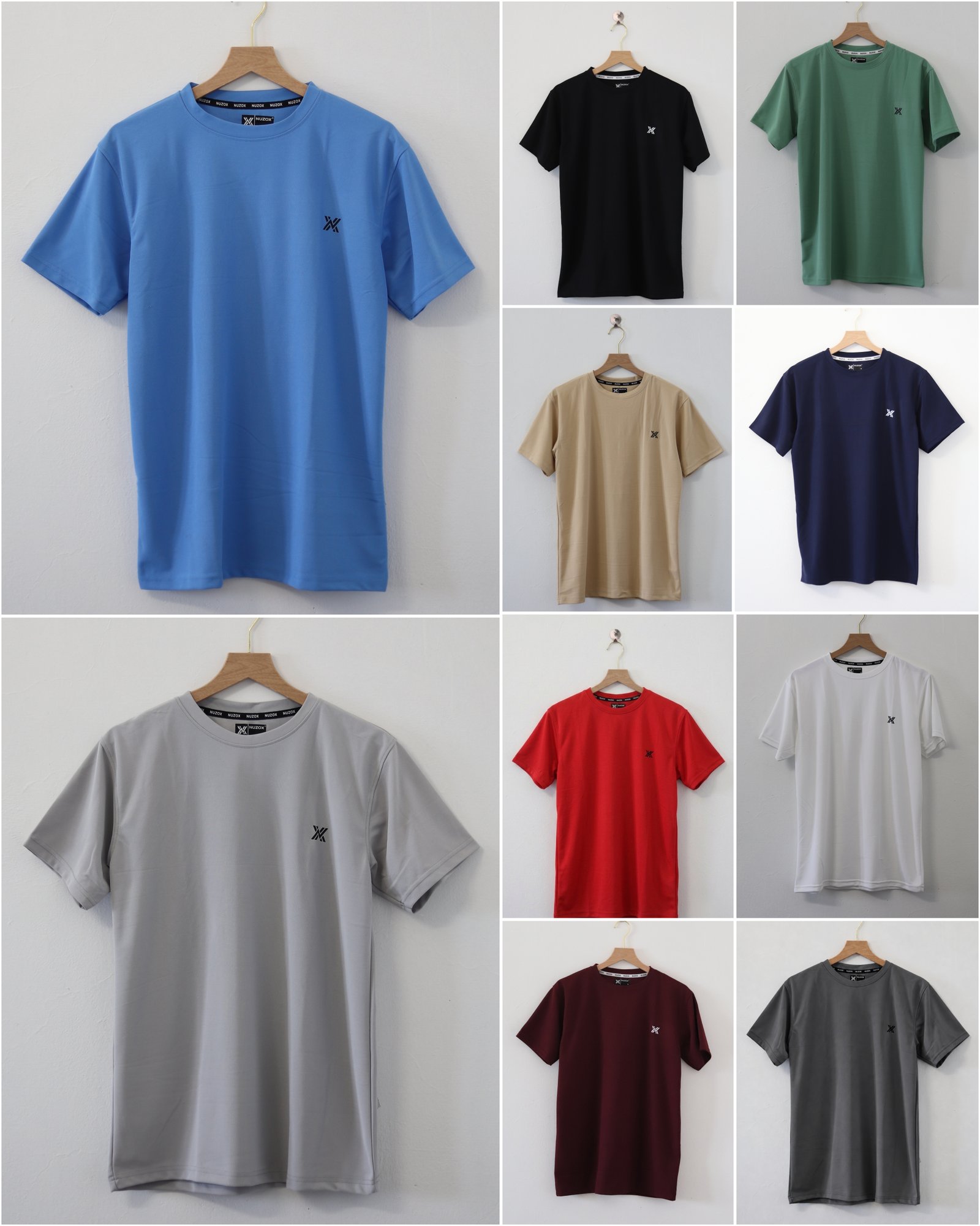 10 T-Shirt Combo Plain Half Sleeve