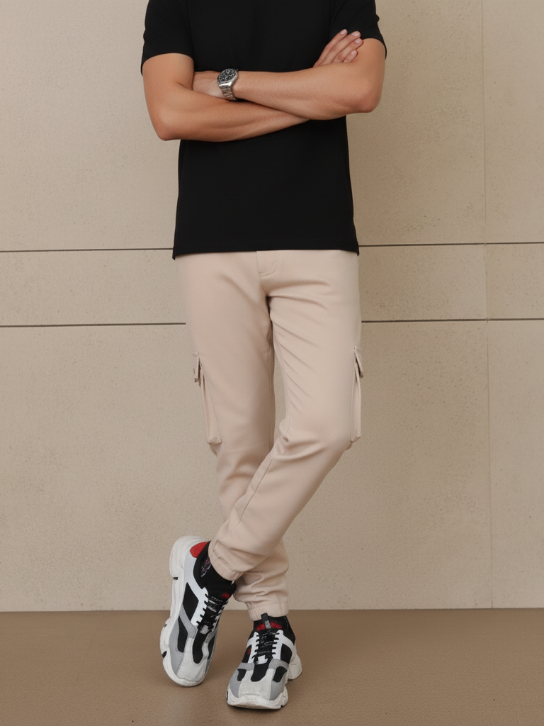 Lycra 6 Pocket Cargo Pant (Sandal)